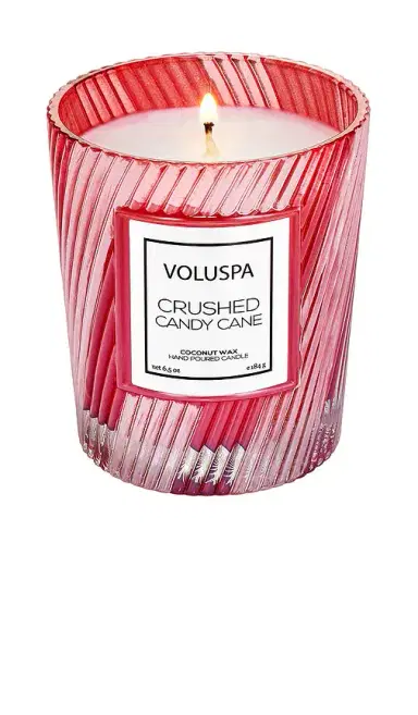 Voluspa Crushed Candy Cane 6.5oz Classic Candle | Thumbnail 2 Voluspa Crushed Candy Cane 6.5oz Classic Candle | Thumbnail 2