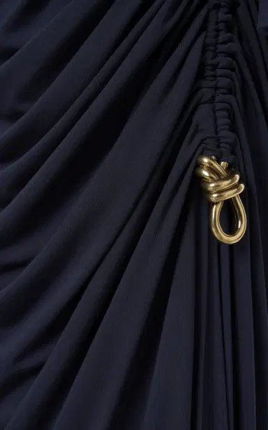 Bottega Veneta Knot-Detailed Crepe-Jersey Maxi Dress | Thumbnail 5 Bottega Veneta Knot-Detailed Crepe-Jersey Maxi Dress | Thumbnail 5