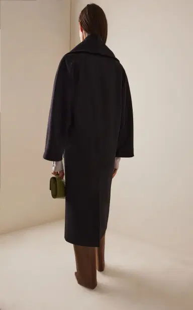 Bottega Veneta Stretch-Wool Felt Long Coat | Thumbnail 4 Bottega Veneta Stretch-Wool Felt Long Coat | Thumbnail 4