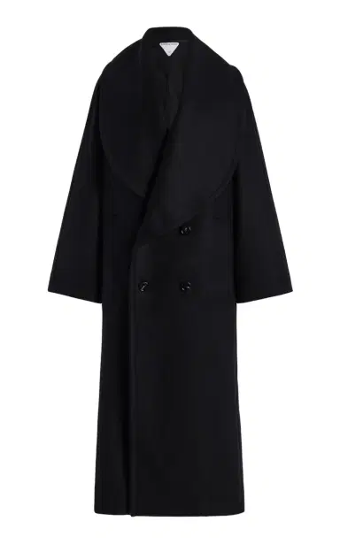 Bottega Veneta Stretch-Wool Felt Long Coat | Thumbnail 1 Bottega Veneta Stretch-Wool Felt Long Coat | Thumbnail 1