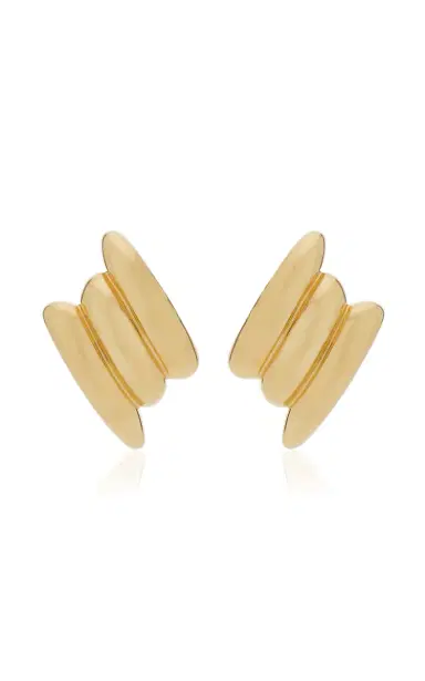 Anita Ko 18K Yellow Gold Large Claire Earrings | Thumbnail 4 Anita Ko 18K Yellow Gold Large Claire Earrings | Thumbnail 4