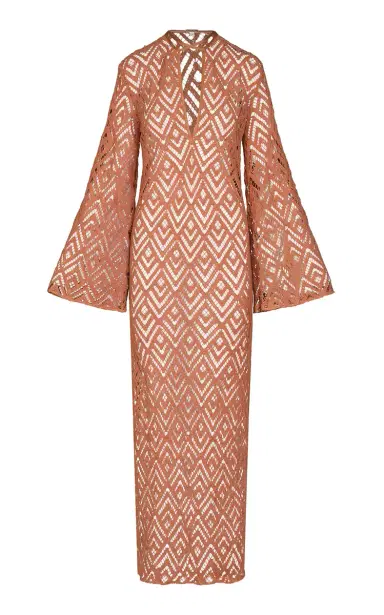 Johanna Ortiz Wild Savannah Crocheted Cotton Maxi Tunic Dress | Thumbnail 1 Johanna Ortiz Wild Savannah Crocheted Cotton Maxi Tunic Dress | Thumbnail 1