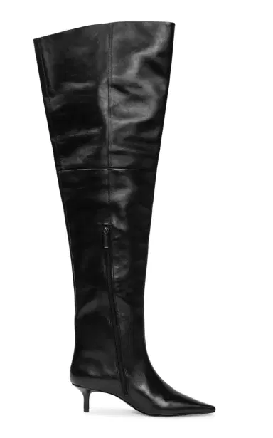 Black Suede Studio Kira Leather Thigh-High Boots | Thumbnail 19 Black Suede Studio Kira Leather Thigh-High Boots | Thumbnail 19