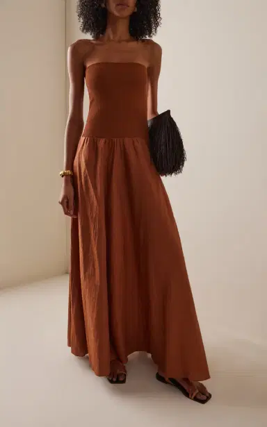 Johanna Ortiz Empowerment Movement Convertible Linen-Blend Maxi Dress | Thumbnail 3 Johanna Ortiz Empowerment Movement Convertible Linen-Blend Maxi Dress | Thumbnail 3
