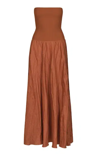Johanna Ortiz Empowerment Movement Convertible Linen-Blend Maxi Dress | Thumbnail 1 Johanna Ortiz Empowerment Movement Convertible Linen-Blend Maxi Dress | Thumbnail 1