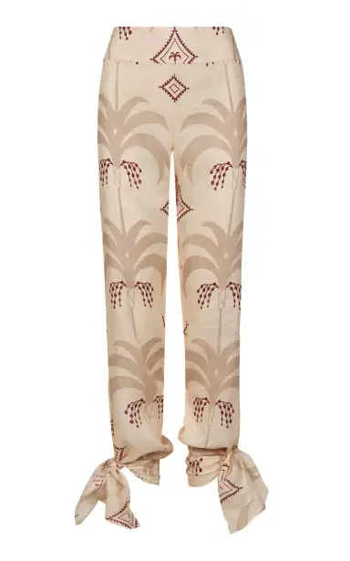 Johanna Ortiz Femininity Dramatic Printed Linen Pants | Thumbnail 7 Johanna Ortiz Femininity Dramatic Printed Linen Pants | Thumbnail 7