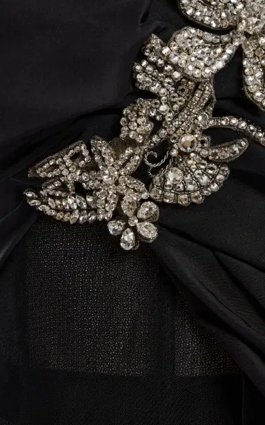 Oscar de la Renta Bow-Detailed Faille Corset Top | Thumbnail 6 Oscar de la Renta Bow-Detailed Faille Corset Top | Thumbnail 6