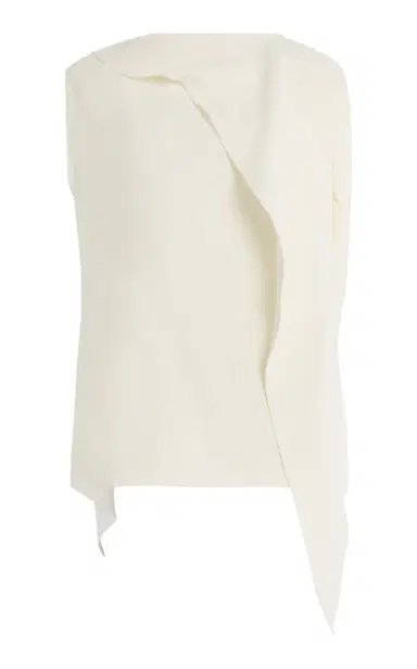Oscar de la Renta Sash-Detailed Silk-Georgette Top | Thumbnail 7 Oscar de la Renta Sash-Detailed Silk-Georgette Top | Thumbnail 7