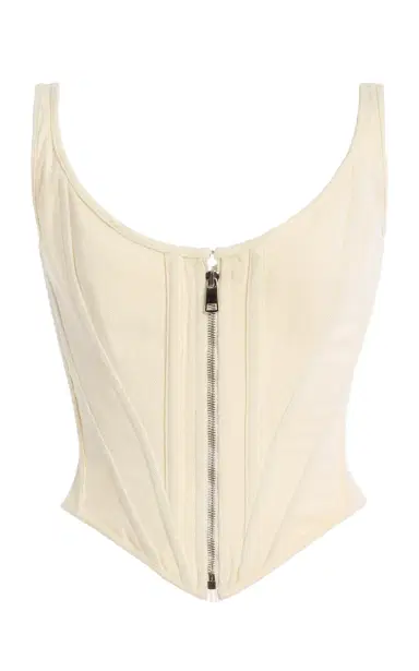 Wiederhoeft Venus Denim Corset | Thumbnail 1 Wiederhoeft Venus Denim Corset | Thumbnail 1