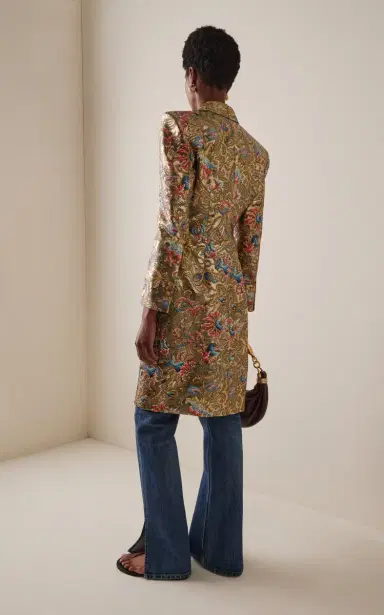 Etro Lightweight Brocade Coat | Thumbnail 4 Etro Lightweight Brocade Coat | Thumbnail 4