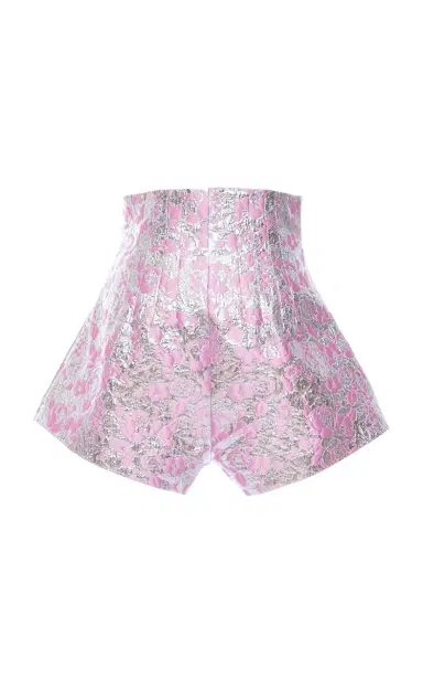 DES_PHEMMES Floral Jacquard Tailored Shorts | Thumbnail 6 DES_PHEMMES Floral Jacquard Tailored Shorts | Thumbnail 6