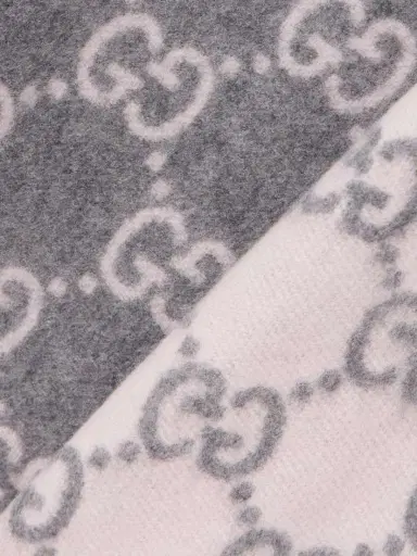 Gucci Fringed Jacquard-knit Cashmere Scarf | Thumbnail 3 Gucci Fringed Jacquard-knit Cashmere Scarf | Thumbnail 3