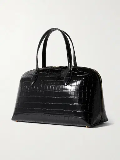 TOTEME Croc-effect Leather Tote | Thumbnail 3 TOTEME Croc-effect Leather Tote | Thumbnail 3