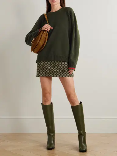 Gucci Wool And Cashmere-blend Sweater | Thumbnail 2 Gucci Wool And Cashmere-blend Sweater | Thumbnail 2