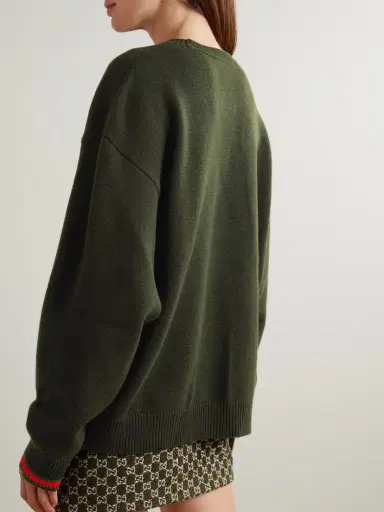 Gucci Wool And Cashmere-blend Sweater | Thumbnail 3 Gucci Wool And Cashmere-blend Sweater | Thumbnail 3