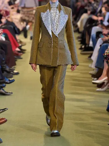 Rabanne Wool-blend Bouclé-twill Straight-leg Pants | Thumbnail 4 Rabanne Wool-blend Bouclé-twill Straight-leg Pants | Thumbnail 4