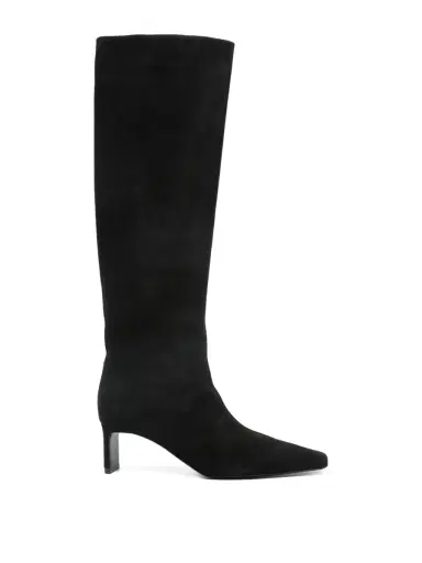 Khaite Ona Suede Knee-High Boots | Thumbnail 1 Khaite Ona Suede Knee-High Boots | Thumbnail 1
