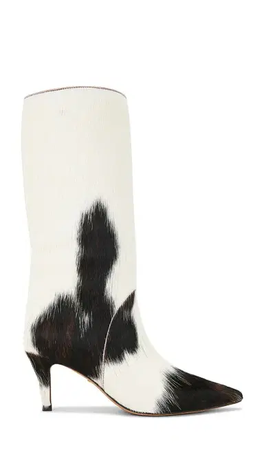 Lola Cruz Pony Hair Mid Calf Boot | Thumbnail 2 Lola Cruz Pony Hair Mid Calf Boot | Thumbnail 2