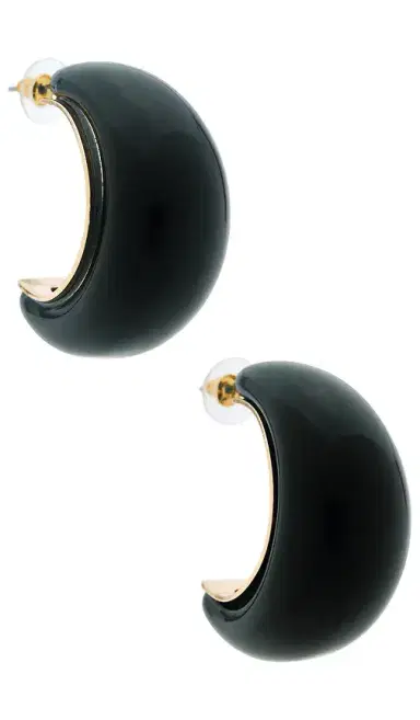 8 Other Reasons Addison Resin Hoop Earrings | Thumbnail 1 8 Other Reasons Addison Resin Hoop Earrings | Thumbnail 1