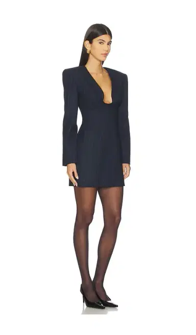 SANS FAFF Page Pinstripe Mini Dress | Thumbnail 2 SANS FAFF Page Pinstripe Mini Dress | Thumbnail 2