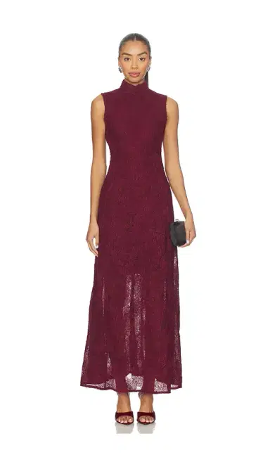 ROTATE Flower Mesh Maxi Dress | Thumbnail 1 ROTATE Flower Mesh Maxi Dress | Thumbnail 1
