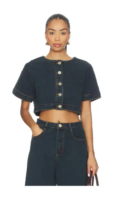 SNDYS Tilla Denim Top | Thumbnail 1 SNDYS Tilla Denim Top | Thumbnail 1