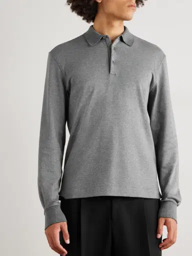 Zegna Cotton-Piqué Polo Shirt - Men | Thumbnail 3 Zegna Cotton-Piqué Polo Shirt - Men | Thumbnail 3