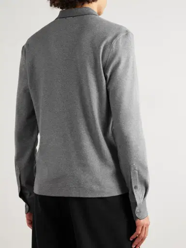 Zegna Cotton-Piqué Polo Shirt - Men | Thumbnail 4 Zegna Cotton-Piqué Polo Shirt - Men | Thumbnail 4