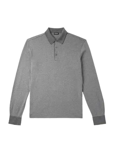 Zegna Cotton-Piqué Polo Shirt - Men | Thumbnail 1 Zegna Cotton-Piqué Polo Shirt - Men | Thumbnail 1