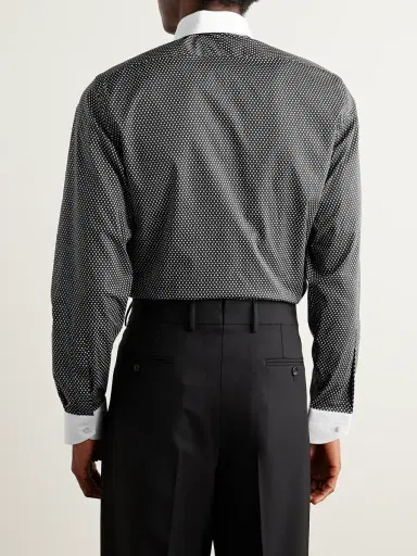 Tom Ford Slim-Fit Printed Cotton Shirt - Men | Thumbnail 3 Tom Ford Slim-Fit Printed Cotton Shirt - Men | Thumbnail 3