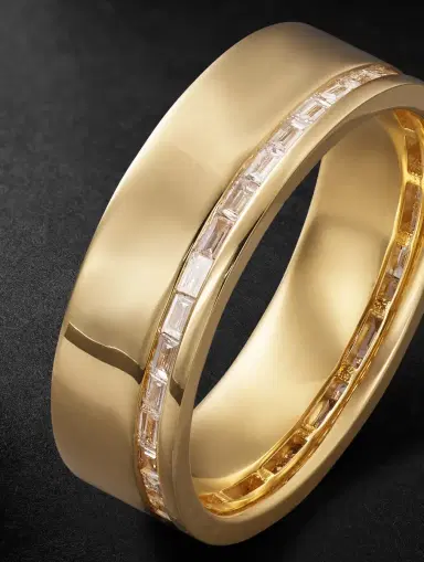 SHAY 18-Karat Gold Diamond Ring - Men | Thumbnail 4 SHAY 18-Karat Gold Diamond Ring - Men | Thumbnail 4