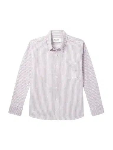 Corridor Striped Cotton Oxford Shirt - Men | Thumbnail 1 Corridor Striped Cotton Oxford Shirt - Men | Thumbnail 1