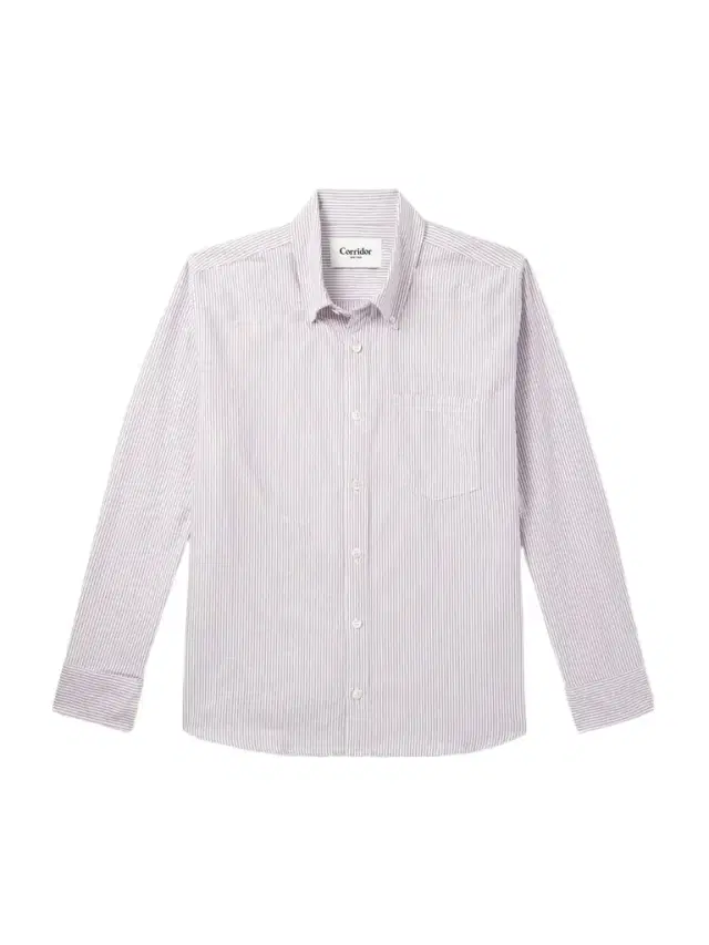 Striped Cotton Oxford Shirt - Men Striped Cotton Oxford Shirt - Men