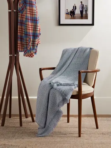 God’s True Cashmere Heritage Embellished Cashmere Throw - Men | Thumbnail 2 God’s True Cashmere Heritage Embellished Cashmere Throw - Men | Thumbnail 2