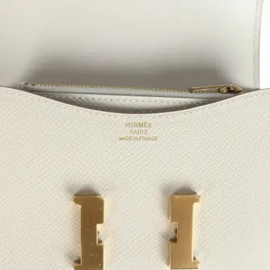 HERMÈS Hermes Constance Slim Wallet Craie Epsom Gold Hardware | Thumbnail 8 HERMÈS Hermes Constance Slim Wallet Craie Epsom Gold Hardware | Thumbnail 8
