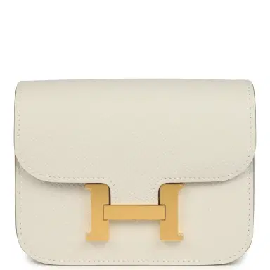 HERMÈS Hermes Constance Slim Wallet Craie Epsom Gold Hardware | Thumbnail 1 HERMÈS Hermes Constance Slim Wallet Craie Epsom Gold Hardware | Thumbnail 1