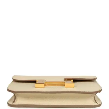 HERMÈS Hermes Constance Slim Wallet Craie Epsom Gold Hardware | Thumbnail 6 HERMÈS Hermes Constance Slim Wallet Craie Epsom Gold Hardware | Thumbnail 6