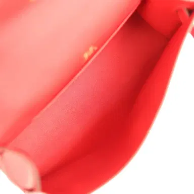 HERMÈS Hermes Kelly Pochette Rouge Radieux Swift Gold Hardware | Thumbnail 8 HERMÈS Hermes Kelly Pochette Rouge Radieux Swift Gold Hardware | Thumbnail 8