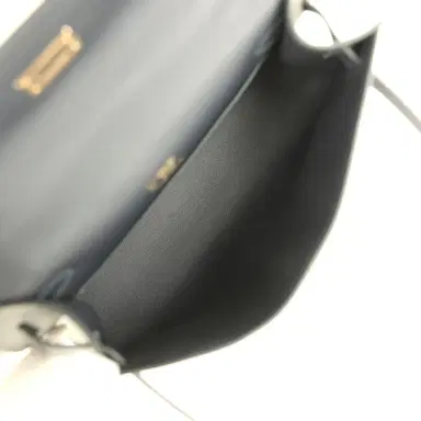 HERMÈS Pre-owned Hermes Special Order (HSS) Kelly Pochette Gris Meyer and Caban Swift Permabrass Hardware | Thumbnail 8 HERMÈS Pre-owned Hermes Special Order (HSS) Kelly Pochette Gris Meyer and Caban Swift Permabrass Hardware | Thumbnail 8