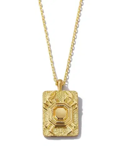 DAVID WEBB Diamond Cancer Pendant Necklace | Thumbnail 1 DAVID WEBB Diamond Cancer Pendant Necklace | Thumbnail 1