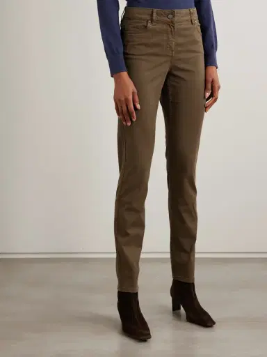 Purdey Stretch-cotton, Tencel™ And Silk-blend Twill Skinny-leg Pants | Thumbnail 2 Purdey Stretch-cotton, Tencel™ And Silk-blend Twill Skinny-leg Pants | Thumbnail 2