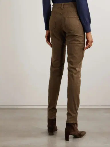 Purdey Stretch-cotton, Tencel™ And Silk-blend Twill Skinny-leg Pants | Thumbnail 3 Purdey Stretch-cotton, Tencel™ And Silk-blend Twill Skinny-leg Pants | Thumbnail 3