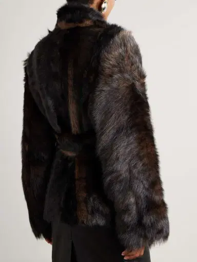 Nour Hammour Elsa Belted Shearling Jacket | Thumbnail 3 Nour Hammour Elsa Belted Shearling Jacket | Thumbnail 3
