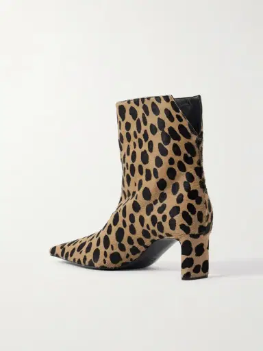 Khaite Ona Leopard-print Calf Hair Ankle Boots | Thumbnail 3 Khaite Ona Leopard-print Calf Hair Ankle Boots | Thumbnail 3