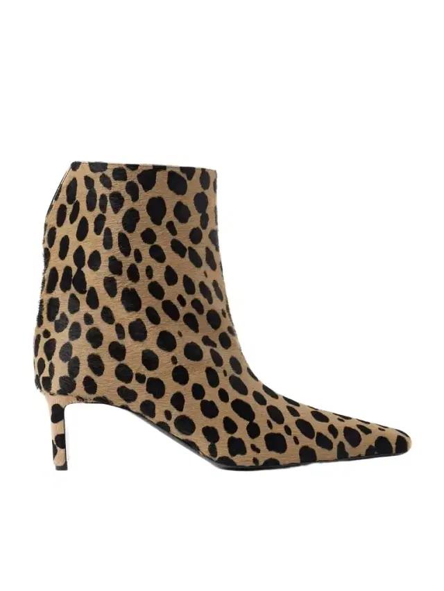 Ona Leopard-print Calf Hair Ankle Boots Ona Leopard-print Calf Hair Ankle Boots