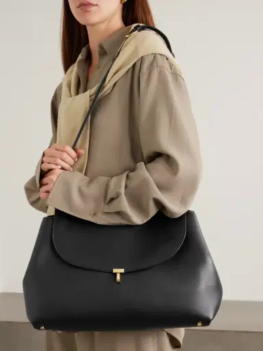 TOTEME T-lock Large Leather Shoulder Bag | Thumbnail 2 TOTEME T-lock Large Leather Shoulder Bag | Thumbnail 2