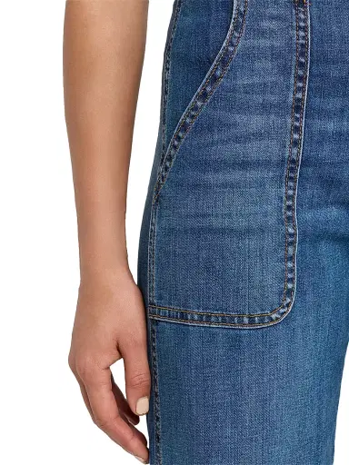 Ramy Brook Women's Theodora Whiskered Wide-Leg Jeans - Medium Wash | Thumbnail 5 Ramy Brook Women's Theodora Whiskered Wide-Leg Jeans - Medium Wash | Thumbnail 5