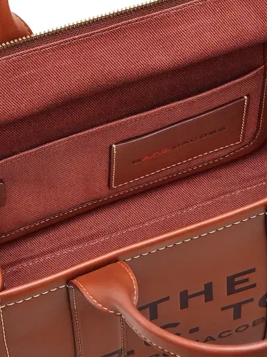 Marc Jacobs x A.P.C. Women's The A. P.C. x Marc Jacobs Small Leather Tote Bag - Hazelnut | Thumbnail 7 Marc Jacobs x A.P.C. Women's The A. P.C. x Marc Jacobs Small Leather Tote Bag - Hazelnut | Thumbnail 7