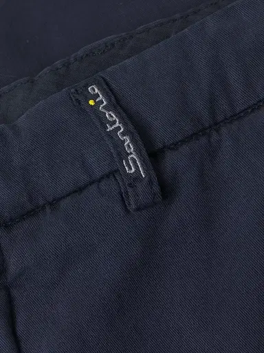 Sartorio Napoli Men's Flat-Front Chino Pants - Dark Blue - Size 34 | Thumbnail 6 Sartorio Napoli Men's Flat-Front Chino Pants - Dark Blue - Size 34 | Thumbnail 6