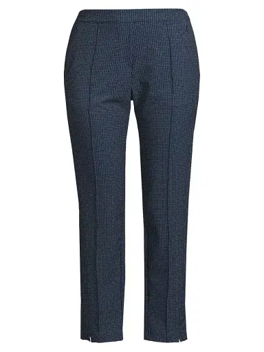 Lucky in Love Women's Bouclé Grid Pull-On Pants - Midnight | Thumbnail 1 Lucky in Love Women's Bouclé Grid Pull-On Pants - Midnight | Thumbnail 1